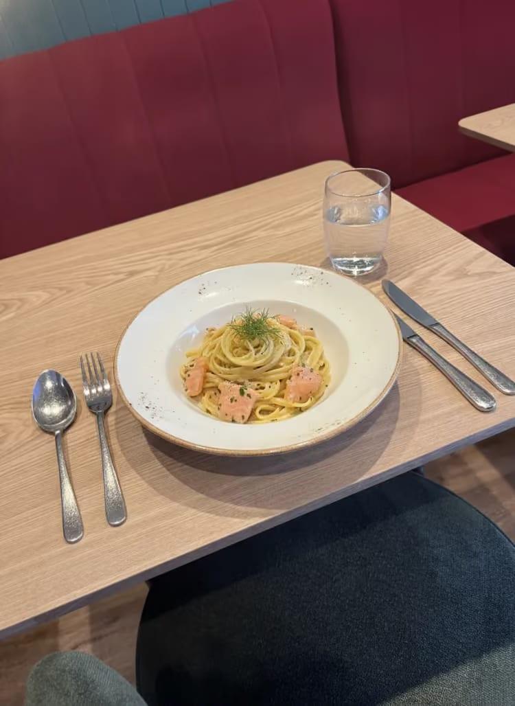 Linguine au saumon